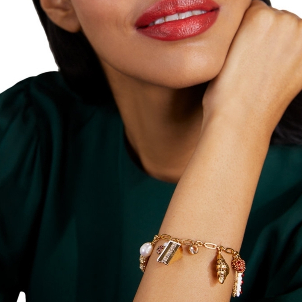 💛▪️KATE SPADE ▪️Sweet Treat Charm Bracelet - Picture 3 of 3